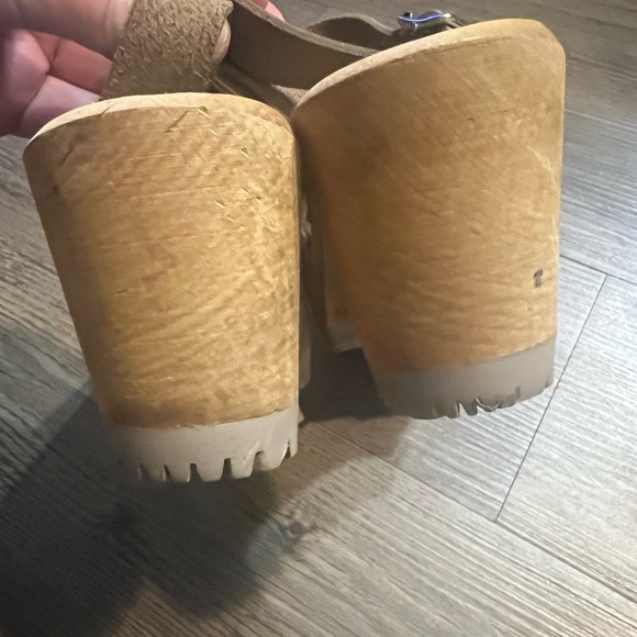 MIA Swedish Tan Wooden Heel Clogs - Picture 11 of 15